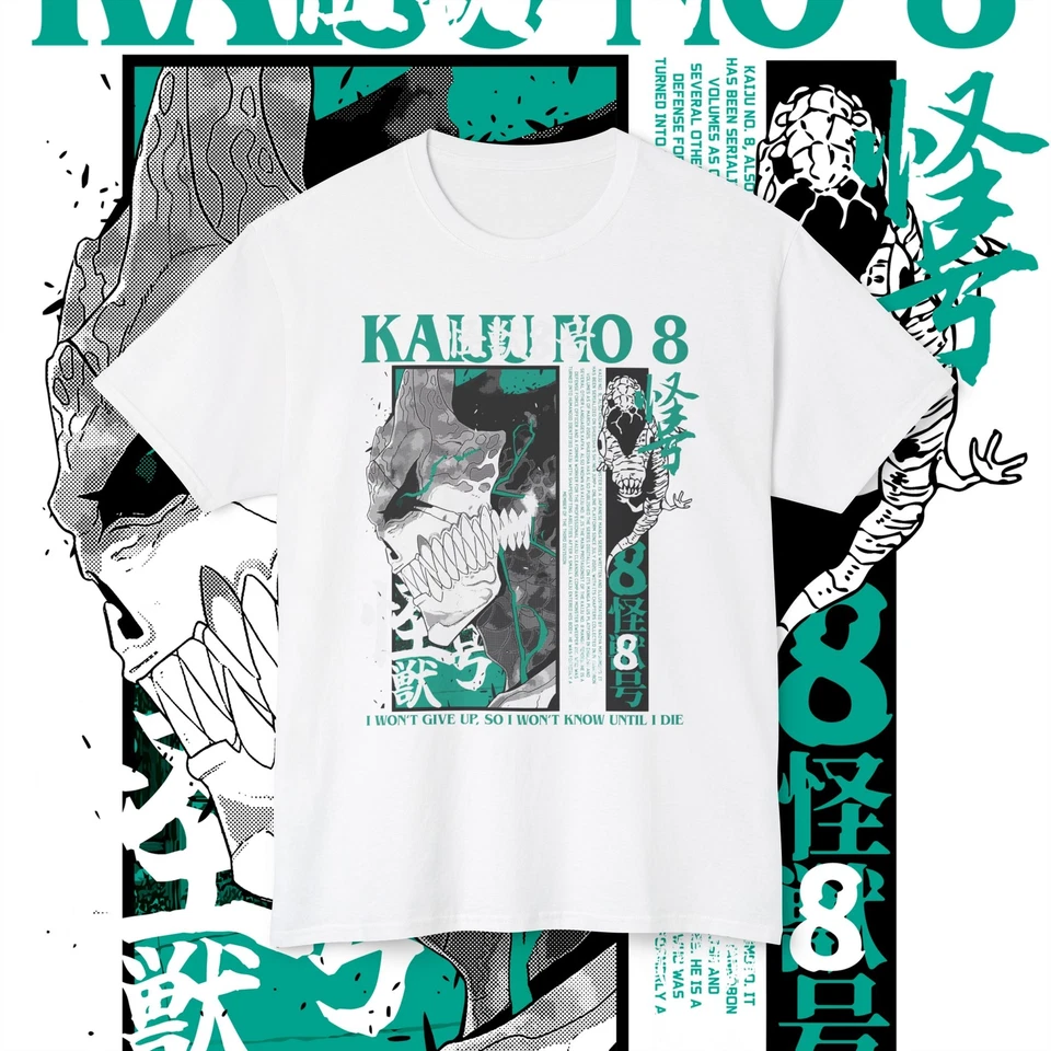 Camiseta Kaiju Nº 8 Kafka Hibino, Camiseta Monster Manga Anime, Camisa Gráfica Unisex, Foto 1 de 1