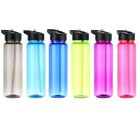 Sport Leakproof with Straw Drinking Cup Water Bottles Food Degree Plastic Clear