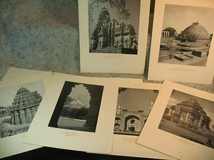 MONUMENTS OF INDIA collection old prints Pearl Mosque Keshava Temple Akbar Tomb - Picture 1 of 1