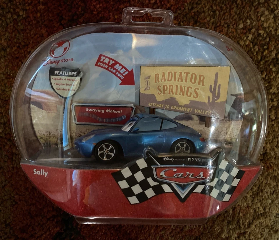 Película exclusiva de Disney Store CARS Talking Sally Carrera nueva sellada 2006 - ¡LEER! Foto 1 de 3