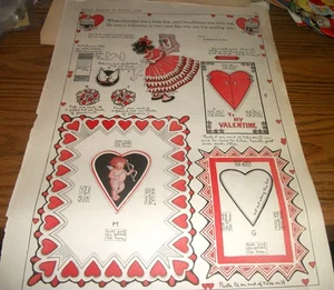 1920 McCall's Cutout To Make Valentines~Instructions~Cute Card - Picture 1 of 2