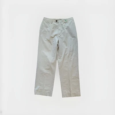 Pantalones Burberry verdes a rayas pierna recta para mujer talla 40 EE. UU. 8 Preppy tenis Foto 1 de 4