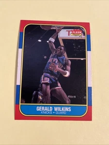1986 Fleer Gerald Wilkins (RC) #122 - Bild 1 von 2