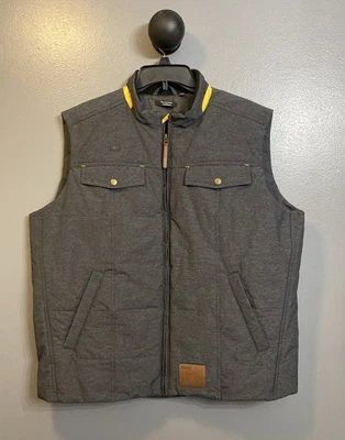 Timeless Elements for McDonalds Puffer Vest Adult Large Employee Gray Full Zip - Image 1 of 4