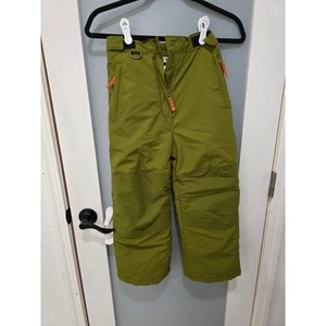 Amazon Essentials Kids Snow Pants Green Size S (6–7) Insulated Waterproof - Picture 1 of 7