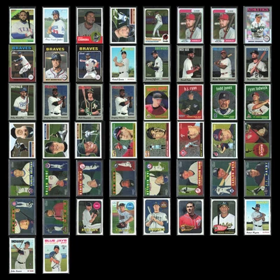 Topps Heritage Chrome Serial #'d Lot 50 Baseball Cards Bulk Dealer Refractor - Image 1 of 4