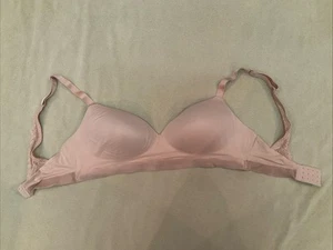 Soma Enbliss Luxe Bra Wireless Lace J Hook 36DD Beige Flaw - Picture 1 of 8