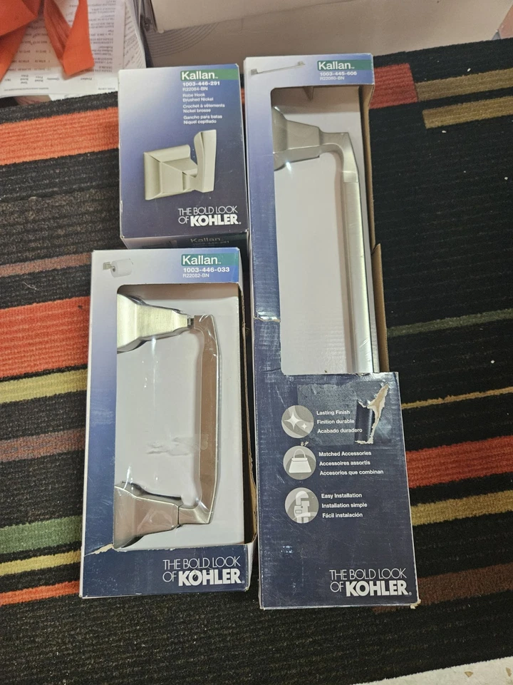 Kohler Kallan 18 In. Towel Bar in Vibrant Brushed Nickel