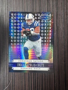 JONATHAN TAYLOR 2020 PANINI HONORS BLACK PRIZM ROOKIE #8 1/1 COLTS RC - Picture 1 of 2