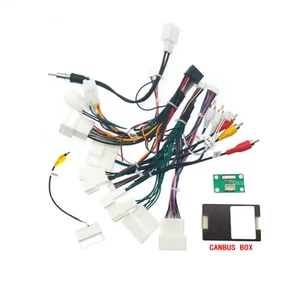 Car 16pin Audio Wiring Harness With Canbus Box For Toyota Prado/GX470 (02-09) - Foto 1 di 1
