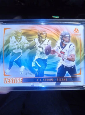 2024 Panini Luminance - Vestige Orange #VES-CSD C.J. Stroud /100 - Image 1 of 3