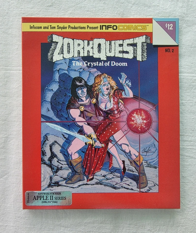 Zorkquest The Crystal Of Doom Infocom Apple II Series PC Game - Image 1 of 4