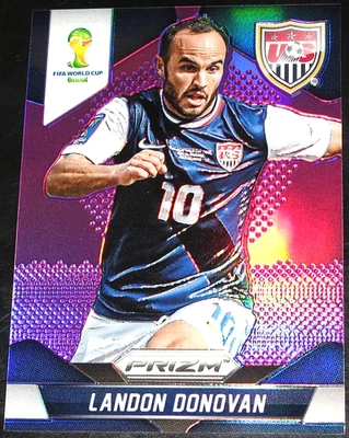2014 Prizm чемпионата мира Лэндон Донован фиолетовый # 96/99 США #70 - Изображение 1 из 3