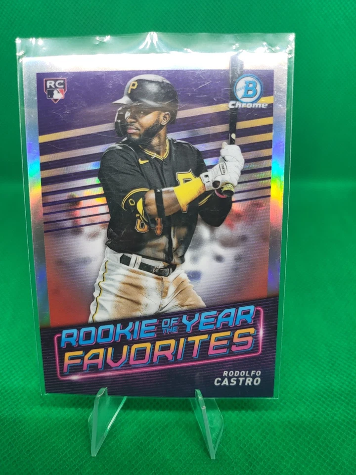 ⚾️RODOLFO CASTRO 2022 Bowman Chrome ROY Favs Refractor Rookie RC Pirates  - Image 1 of 1