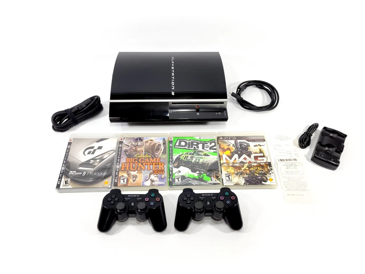 Sony PlayStation 3 Black Component RCA Video Game Consoles for