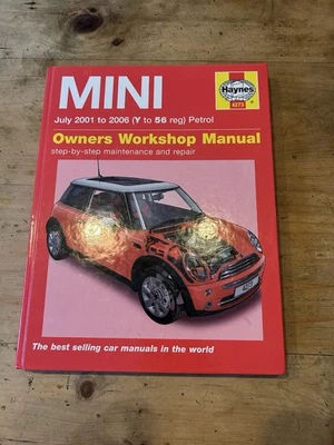 Haynes Owners Workshop Manual ~ MINI ~ July 2001 to 2006 (Y to 56 reg) PETROL - Image 1 of 2