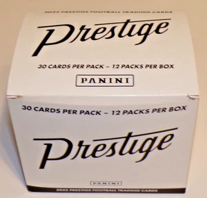 2022 Panini Prestige Football 12 Jumbo Fat Pack Value Box - Bild 1 von 1