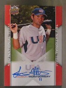 2009-10 USA BASEBALL LADSON MONTGOMERY 18U AUTOGRAMM - Bild 1 von 1