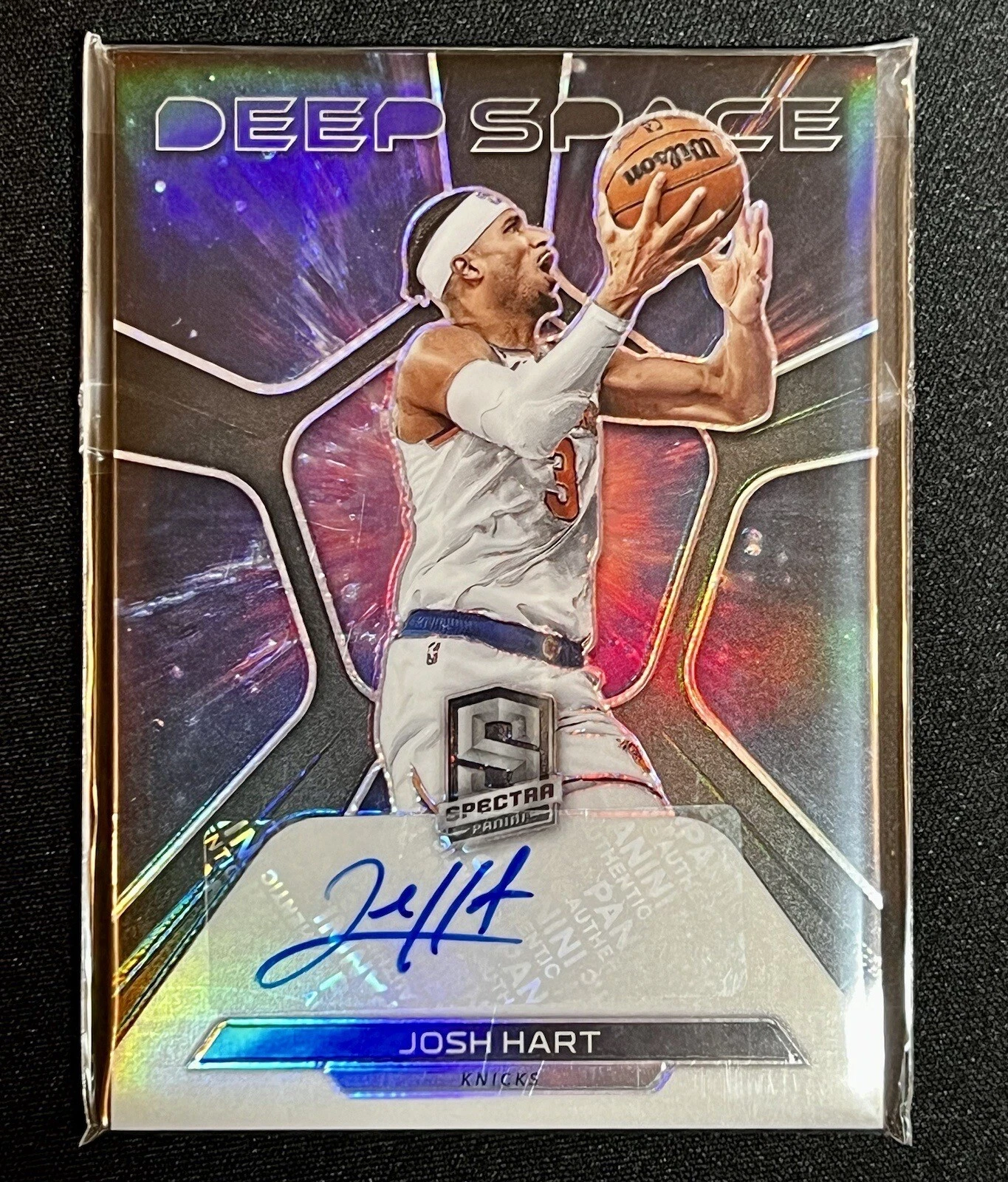 Josh Hart AUTO (16/99) - 2022-23 Panini Spectra Deep Space Signatures #DS-OSH
