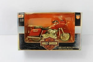 Harley-Davidson Road Glide 2000 FLTR Die Cast motocicleta MAISTO 1:18 serie 9 - Imagen 1 de 9