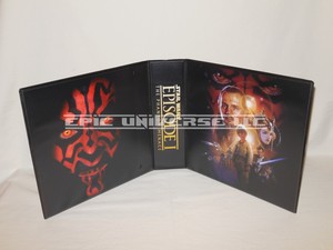 Custom Made 2 Inch 1999 Star Wars The Phantom Menace Trading Card Album Binder