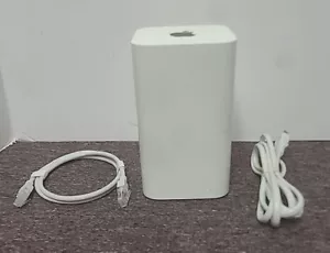Apple AirPort Extreme A1521 Wifi Router w/Power Cord & Ethernet Cable 6th Gen. - Picture 1 of 9