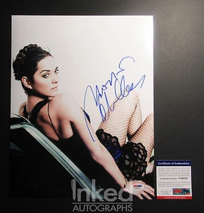 Marion Coutillard signed Auto Autogramm 11x14 Foto Batman Dark Knight PSA DNA - Bild 1 von 1