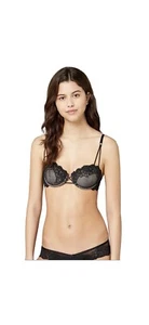 Iris & Lilly Women`s sexy Lace Bra Black 34 B - Picture 1 of 6