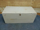 Vintage Wood Storage Box Handmade Dove Tailed 18"x 8.5"x 8"
