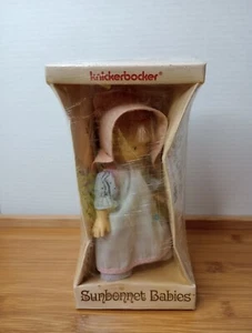 NIB Vintage 70's MOLLY SUNBONNET BABIES Doll Knickerbocker Baby 7" Blonde ๐ฅ - Picture 1 of 9