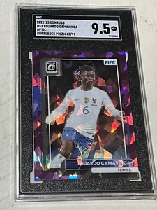 Eduardo Camavinga 2022-23 Donruss Optic Purple Ice Prizm 47/99 - Bild 1 von 2