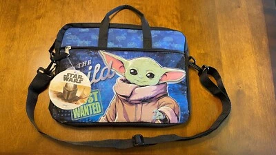 Disney Star Wars The Mandalorian The Child Baby Yoda Laptop Tablet Case New  - Image 1 of 4
