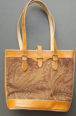 Giani Bernini Tote Paisley Purse Bucket Bag Foto 1 de 4