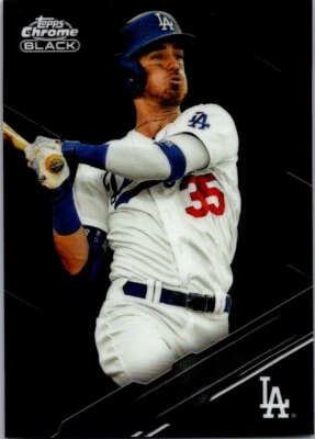 2020 Topps Chrome Black Cody Bellinger #1 Dodgers - Image 1 of 2
