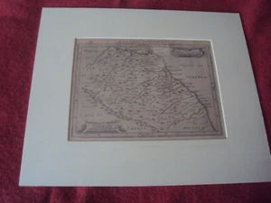 1627 Hondius Map Italy Marchia  Novum Nova Accurata Italiae Hondierne Descriptio - Picture 1 of 9