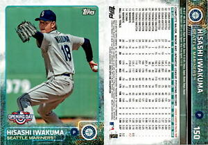 Hisashi Iwakuma 2015 Topps Opening Day Baseball Card 150  Seattle Mariners