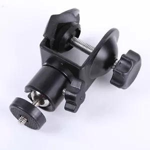 Photo Studio U Clip C Clamp w/ Ball Head Bracket for Camera/Flash/Light stand - Picture 1 of 5