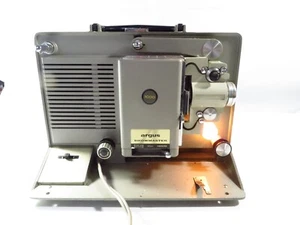 Vintage Argus Showmaster S-1000 Portable Movie Projector 8MM Film With Reel - Picture 1 of 4