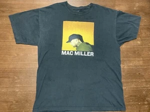 Mac Miller Shirt Mens Large Black Graphic 2018 Spencers Music Rap Profile L - Picture 1 of 8