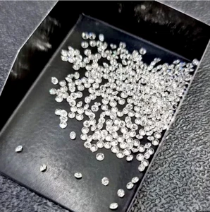Loose CVD Lab-Grown Diamond LOT 1.30 MM D Color IF CLEARITY 100 PCS Certified - Picture 1 of 4