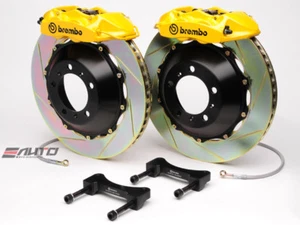 Brembo Rear GT Brake 4Pot Yellow 380x28 Slot Rotor 911 991 Carrera S C2S w/ PCCB - Picture 1 of 1