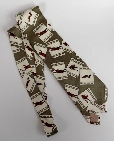 Bugatchi Uomo Micheal Jordan Neck Tie Vintage Silk Basketball Chicago Bulls Cover