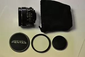 Asahi Pentax 28mm f3.5 lens with M42 mount early version & filter, caps & case. - Picture 1 of 6