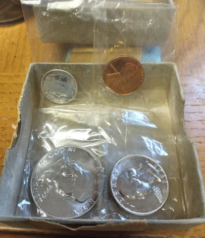 1953 Proof Set that includes Graded 5c DDO (FS-101) Cover