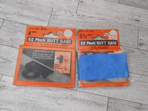 Lote de 2 medidores de glúteos con bisagra marca EZ 3 1/2 pulgadas 9035 y 4 pulgadas 9040 - Imagen 1 de 5