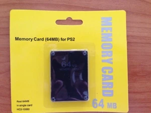 For Sony PS2 Playstation 2 Memory Card Data Save Pack 64MB 64M 64 MB - Picture 1 of 5