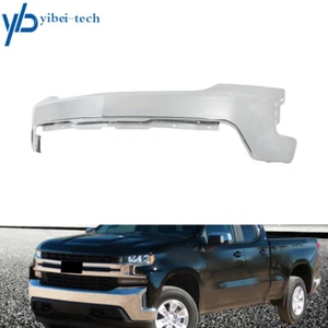 Chrome Steel Front Bumper Fit For 2019-2021 Chevrolet Silverado 1500 GM1002874 - Picture 1 of 11