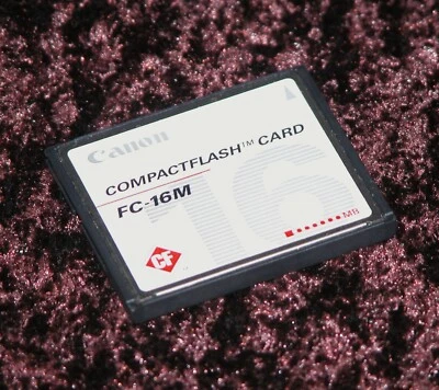 Canon CompactFlash Memory Card Model FC-16M (Japan) - Image 1 of 2