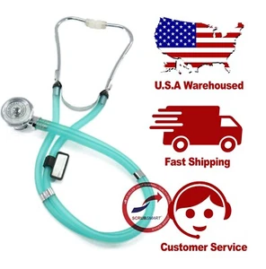 Deluxe Quality Sea Frost SPRAGUE RAPPAPORT Dual Head Stethoscope for Nurses - Picture 1 of 5