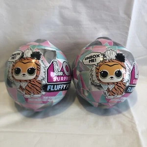 LOL Surprise! Winter Disco Series FLUFFY PETS Ball NEW!!! LOT of TWO LOL Balls - Picture 1 of 3